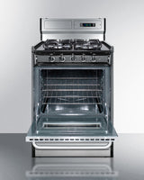 24" Wide Gas Range, Sealed Burners - (TTM6307BKSW)
