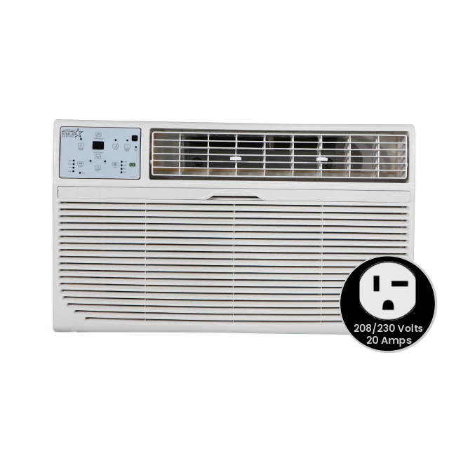 Star Air Kontrol 12,000 BTU through-the-wall air conditioner TTW-12AC-220V front view