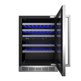 24-inch Undercounter Dual Zone Wine Cooler - (TWC24UD) -