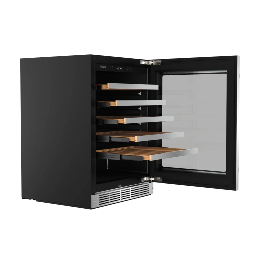 24-inch Single Zone Wine Cooler, 46 Wine Bottle Capacity - (TWC24US) -