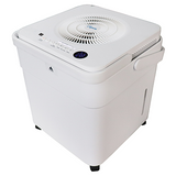 Comfort-Aire BCD-20A 20 pint cube dehumidifier, left-facing view