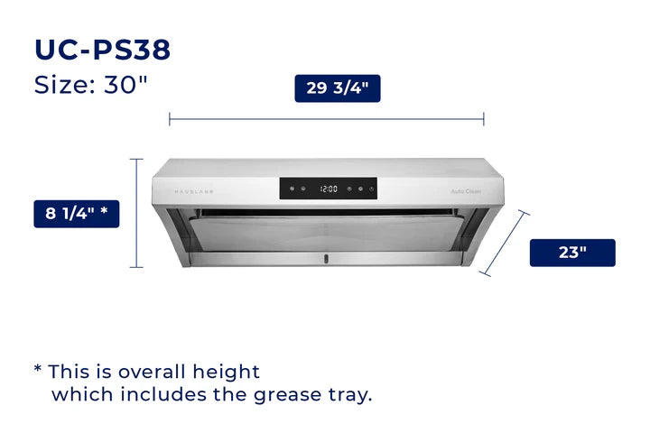 UC-PS38 Ducted Under Cabinet Range Hood