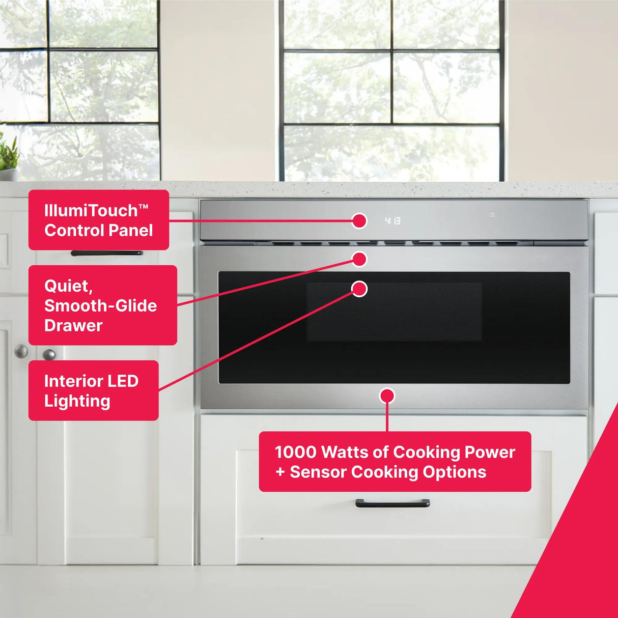 Frigidaire Professional UMBW3011AS feature callouts