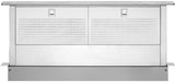 Amana UXD8636DYS retractable downdraft system raised