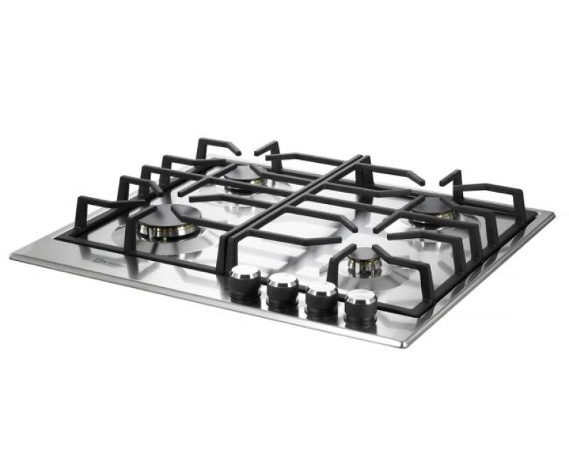 Verona 24" Designer Gas Cooktop-Brass Burners SS - (VDGCT424FSS) - VERONA