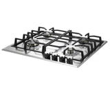 Verona 24" Designer Gas Cooktop-Brass Burners SS - (VDGCT424FSS) - VERONA