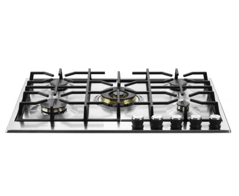 Verona 30" Designer Gas Cooktop-Brass Burners SS - (VDGCT530FSS) - VERONA