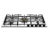 Verona 30" Designer Gas Cooktop-Brass Burners SS - (VDGCT530FSS) - VERONA