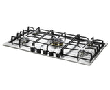Verona 36" Designer Gas Cooktop-Brass Burners SS - (VDGCT536FSS) - VERONA