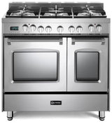 Prestige 36" Dual Fuel Double Oven Range - Stainless Steel - (VPFSGE365DSS) - VERONA
