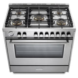 Verona Ultima 36" Gas Range - (VUFSGG365SS) -