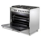 Verona Ultima 36" Gas Range - (VUFSGG365SS) -