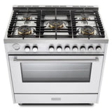 Verona Ultima 36" Gas Range - (VUFSGG365W) -