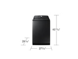 5.0 cu. ft. Top Load Washer with Super Speed - (WA50R5400AWUS)