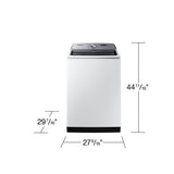 5.1 cu. ft. Large Capacity Smart Top Load Washer with ActiveWave™ Agitator and Super Speed Wash in White - (WA51DG5505AWUS)
