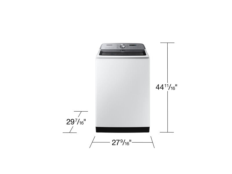 5.2 cu. ft. Large Capacity Smart Top Load Washer with Super Speed Wash in White - (WA52DG5500AWUS)