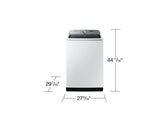 5.2 cu. ft. Large Capacity Smart Top Load Washer with Super Speed Wash in White - (WA52DG5500AWUS)