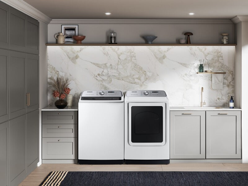 5.2 cu. ft. Large Capacity Smart Top Load Washer with Super Speed Wash in White - (WA52DG5500AWUS)