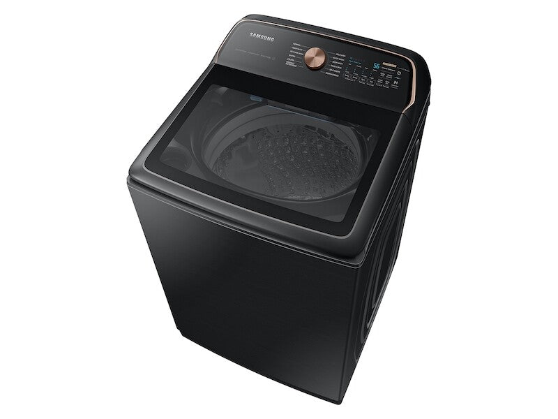 5.4 cu. ft. Extra-Large Capacity Smart Top Load Washer with Pet Care Solution and Auto Dispense System in Brushed Black - (WA54CG7550AVA4)