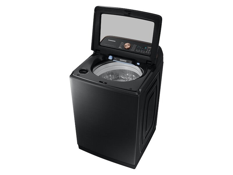 5.4 cu. ft. Extra-Large Capacity Smart Top Load Washer with Pet Care Solution and Auto Dispense System in Brushed Black - (WA54CG7550AVA4)