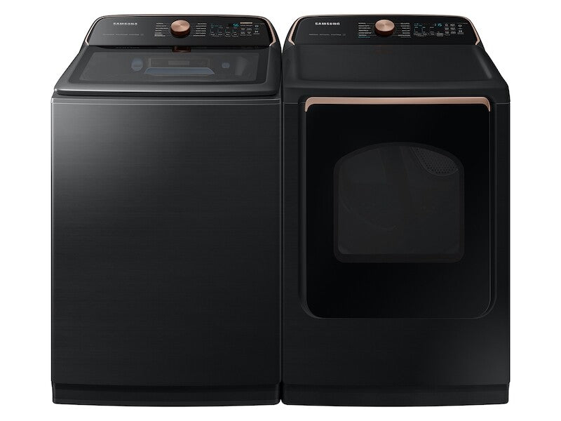 5.4 cu. ft. Extra-Large Capacity Smart Top Load Washer with Pet Care Solution and Auto Dispense System in Brushed Black - (WA54CG7550AVA4)