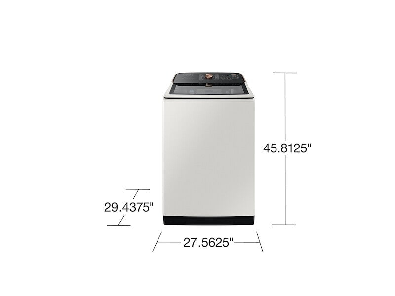 5.5 cu. ft. Extra-Large Capacity Smart Top Load Washer with Super Speed Wash in Ivory - (WA55A7300AEUS)