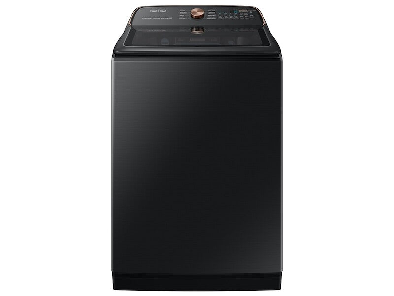 5.5 cu. ft. Extra-Large Capacity Smart Top Load Washer with Auto Dispense System in Brushed Black - (WA55A7700AVUS)