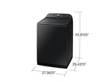 5.5 cu. ft. Extra-Large Capacity Smart Top Load Washer with Auto Dispense System in Brushed Black - (WA55A7700AVUS)