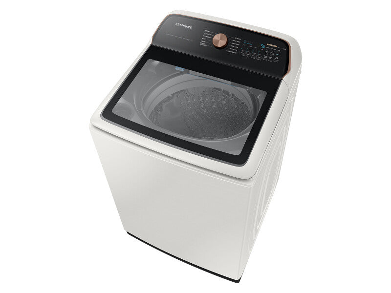 5.5 cu. ft. Extra-Large Capacity Smart Top Load Washer with Auto Dispense System in Ivory - (WA55CG7500AEUS)