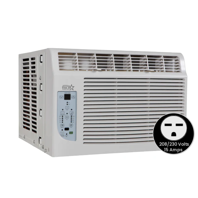 Star Air Kontrol 18800 BTU 220V Window Air Conditioner with Heater (WAC-18HS-220V)