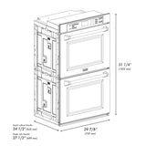 30 in. Professional True Convection Double Wall Oven - (WADS30) -