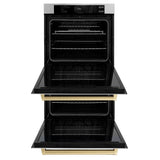 30 in. Professional True Convection Double Wall Oven - (WADZ30CB) -