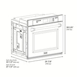 30 in. Professional True Convection Single Wall Oven - (WASZ30MB) -