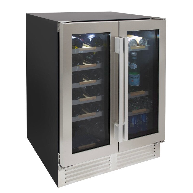 ELITE Series Side by Side Wine and Beverage Center - (WBE1956Z3S) - AVANTI