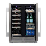 ELITE Series Side by Side Wine and Beverage Center - (WBE1956Z3S) - AVANTI