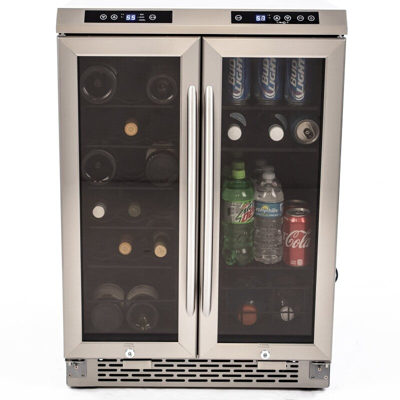 19 Bottle / 66 Can Dual-Zone Wine & Beverage Center - (WBV19DZ) - AVANTI