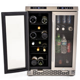 19 Bottle / 66 Can Dual-Zone Wine & Beverage Center - (WBV19DZ) - AVANTI
