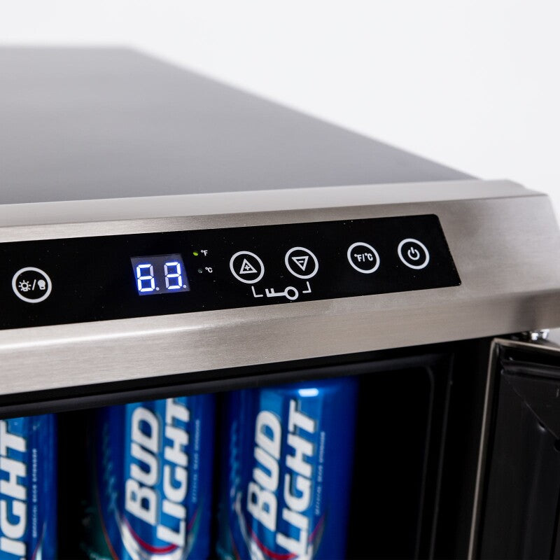 19 Bottle / 66 Can Dual-Zone Wine & Beverage Center - (WBV19DZ) - AVANTI