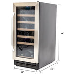 30 Bottle Wine Cooler - (WC3015S3S) - AVANTI