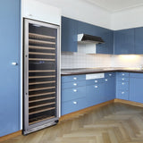 154 Bottle DESIGNER Series Dual-Zone Wine Cooler - (WCD165DZ3S) - AVANTI