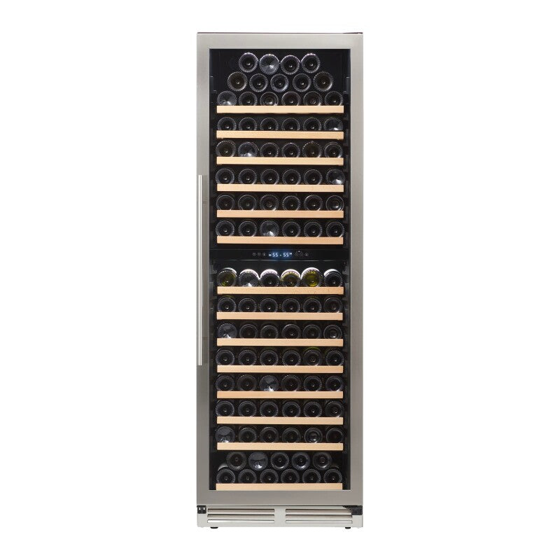154 Bottle DESIGNER Series Dual-Zone Wine Cooler - (WCD165DZ3S) - AVANTI