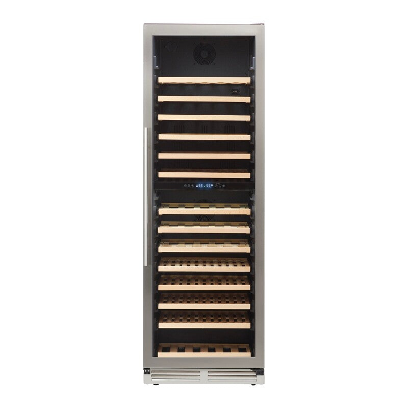 154 Bottle DESIGNER Series Dual-Zone Wine Cooler - (WCD165DZ3S) - AVANTI
