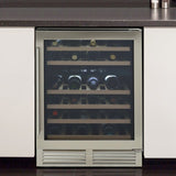 43 Bottle DESIGNER Series Dual-Zone Wine Cooler - (WCD46DZ3S) - AVANTI