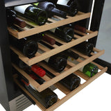 43 Bottle DESIGNER Series Dual-Zone Wine Cooler - (WCD46DZ3S) - AVANTI