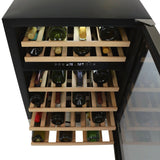 43 Bottle DESIGNER Series Dual-Zone Wine Cooler - (WCD46DZ3S) - AVANTI