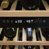 43 Bottle DESIGNER Series Dual-Zone Wine Cooler - (WCD46DZ3S) - AVANTI