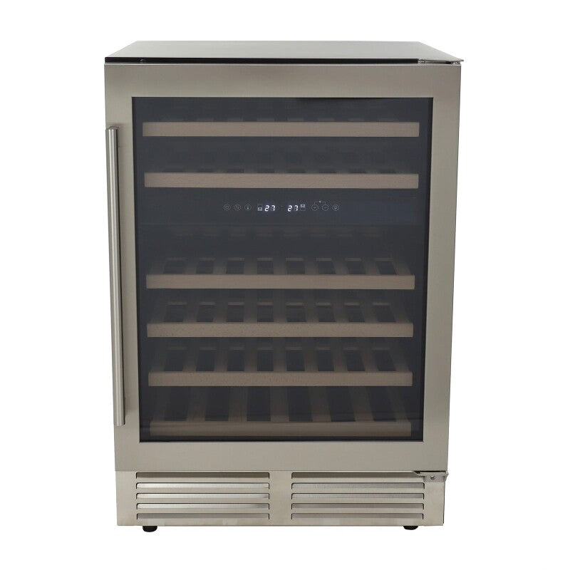 43 Bottle DESIGNER Series Dual-Zone Wine Cooler - (WCD46DZ3S) - AVANTI
