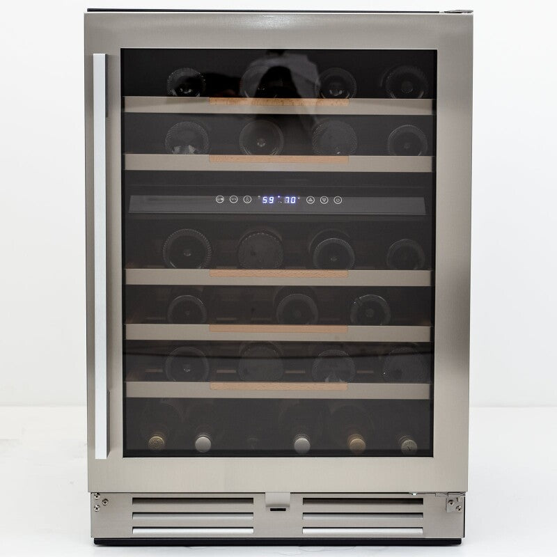 46 Bottle ELITE Series Dual-Zone Wine Cooler - (WCDE46R3S) - AVANTI