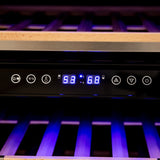 46 Bottle ELITE Series Dual-Zone Wine Cooler - (WCDE46R3S) - AVANTI