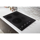 30-inch Electric Ceramic Glass Cooktop with Dual Radiant Element - (WCE55US0HB) - WHIRLPOOL